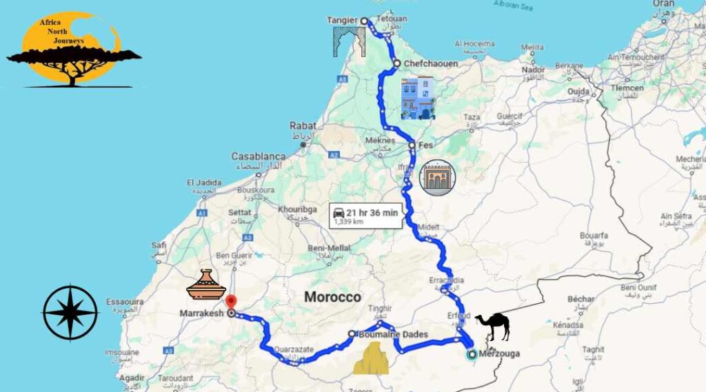 Tour 4 giorni Marocco Da Tanger