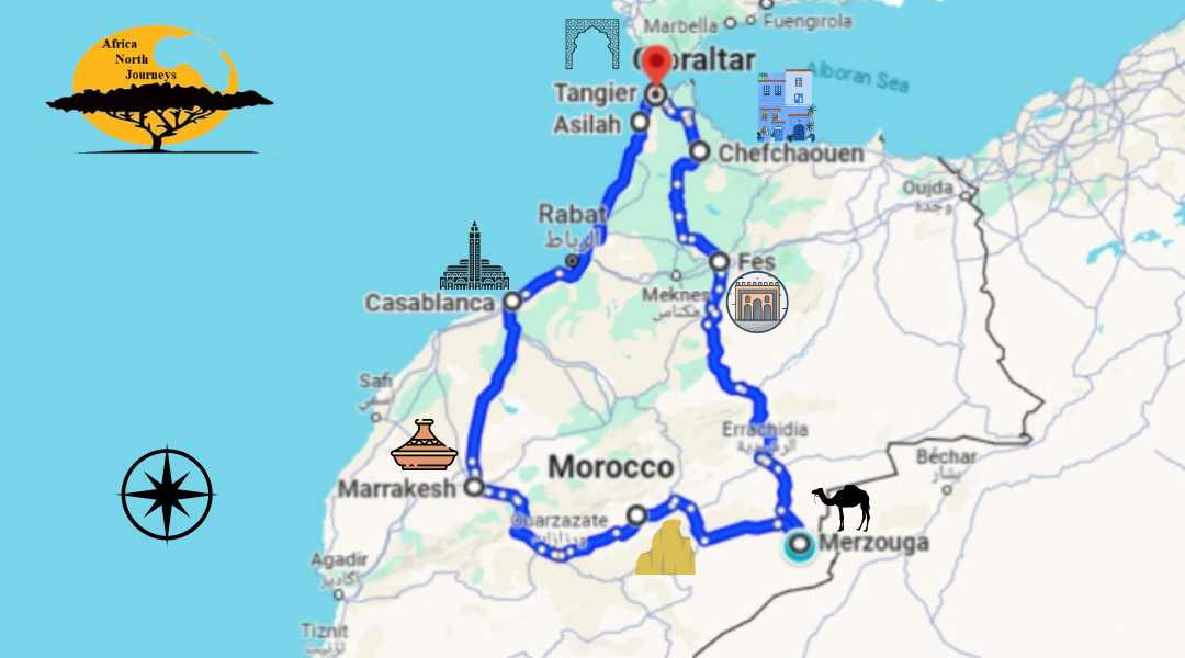 12 Days in Morocco from Tangier to to imperial cities and Sahara Desert