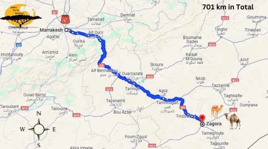 2 Days Morocco Desert tour itinerary from Marrakech to Zagora trip