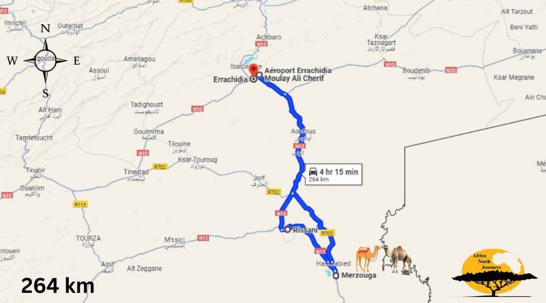 Errachidia to Merzouga 3 days itinerary