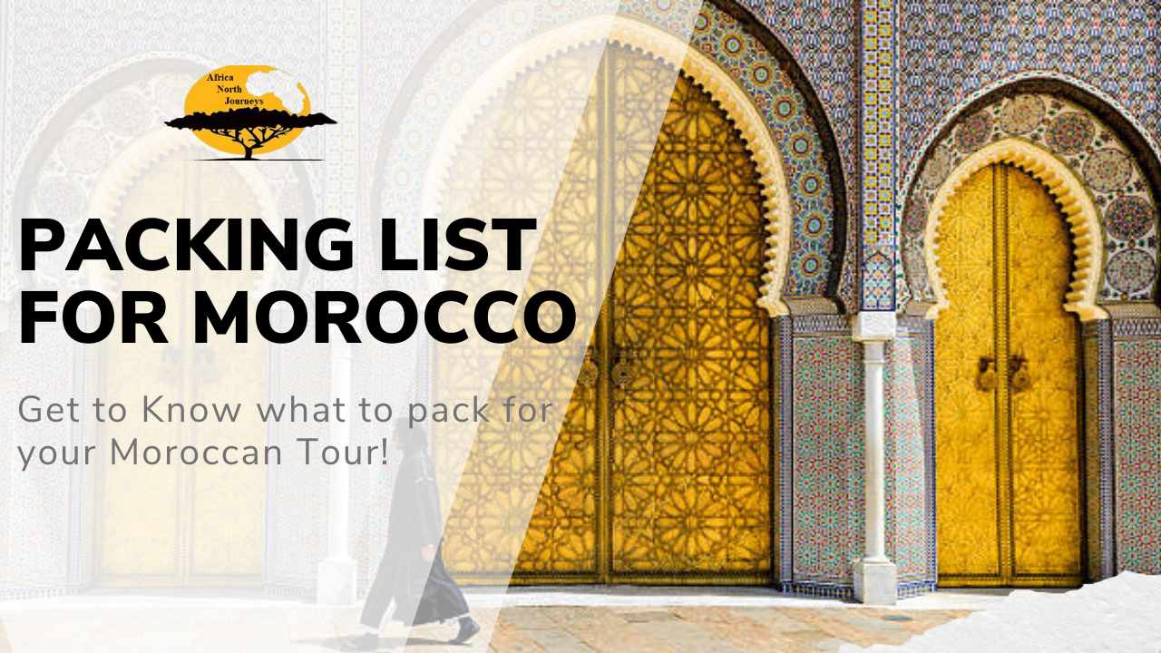 Packing List for Morocco, packing for Morocco in January, packing list for Morocco in December, October, November, December, things to pack.