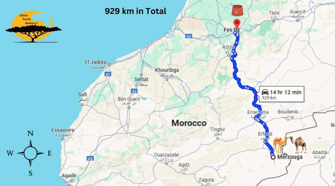 4 Days tour from Fes to Merzouga
