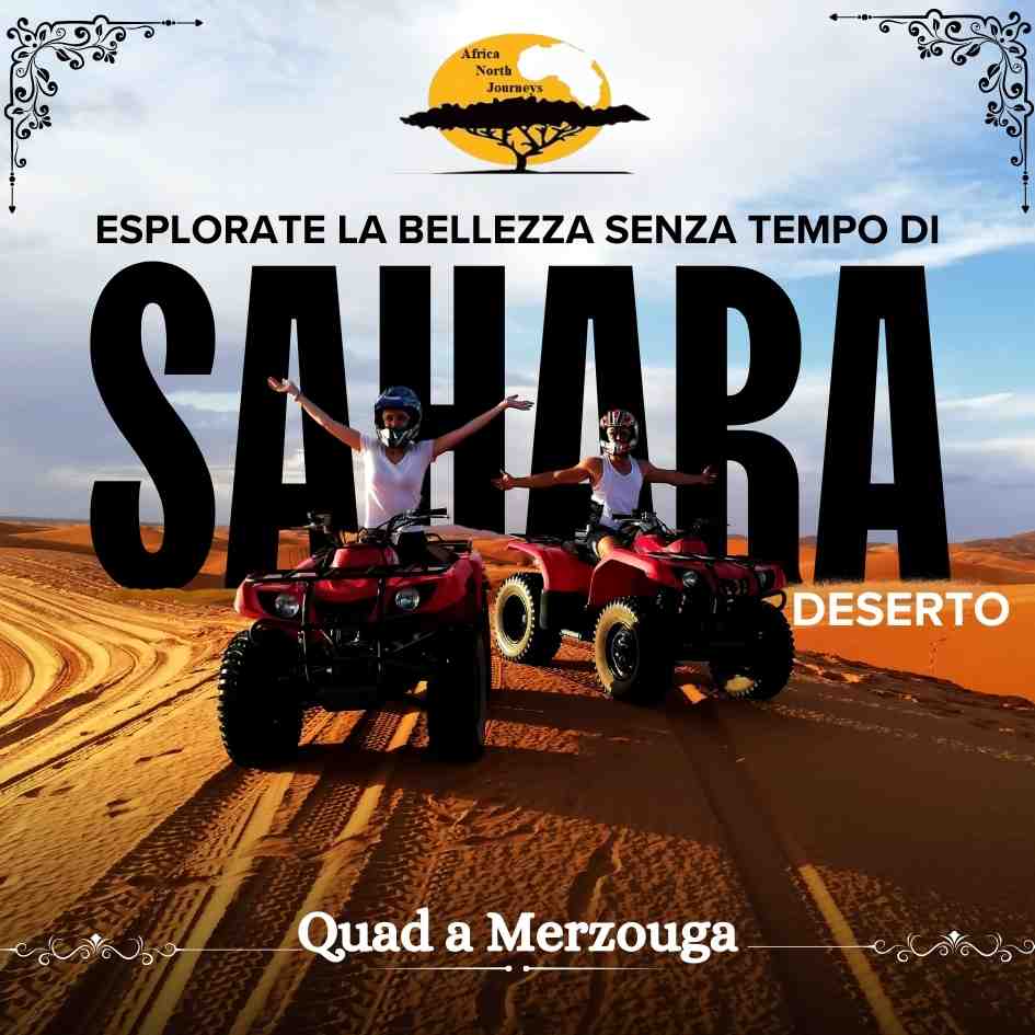 Quad nel deserto di Merzouga